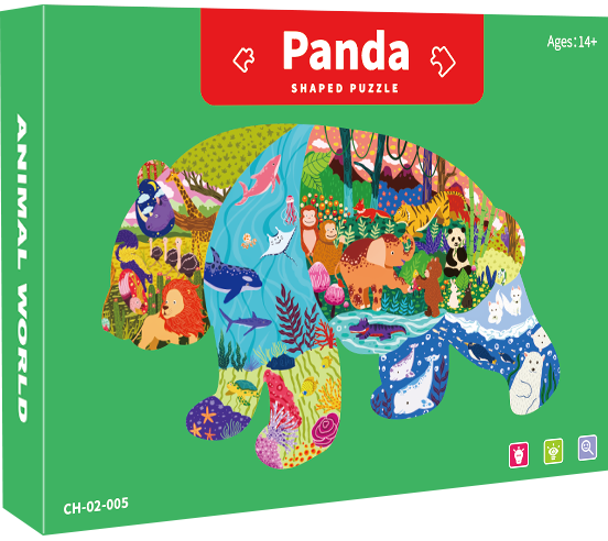 Juguetes personalizados para niños, rompecabezas de aglomerado, juguetes para niños, rompecabezas de animales de dibujos animados