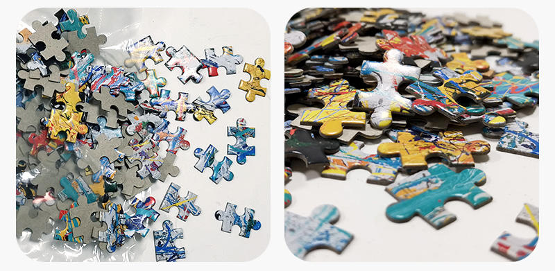 Gran oferta de fábrica, juego de rompecabezas de cartón personalizado de 500 1000 piezas para niños y adultos