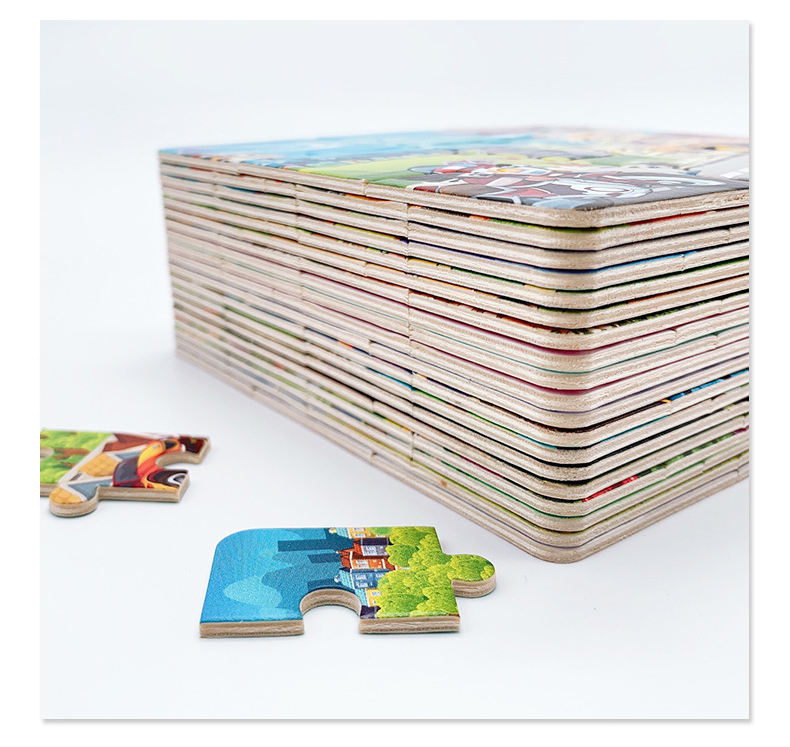 Rompecabezas de papel para juegos de mesa educativos para estudiantes de alta calidad para niños