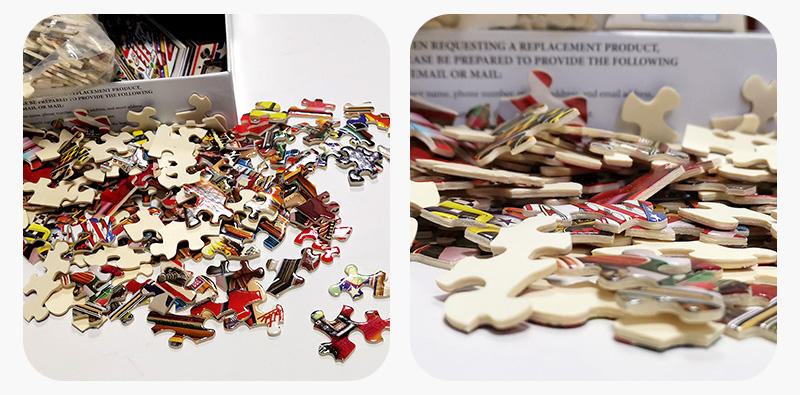 Fábrica al por mayor personalizar juegos para adultos madera 1000 piezas rompecabezas