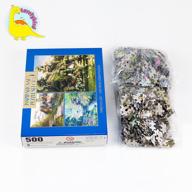 Rompecabezas de juguete de papel de 500 piezas para niños