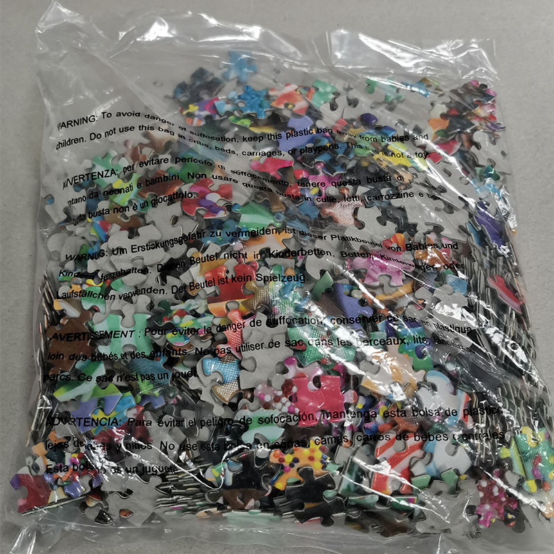 Rompecabezas de tablero de papel para niños baratos con patrón personalizado 2021
