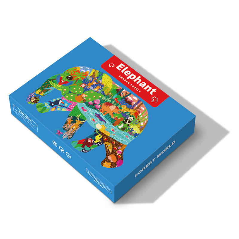 Juego de rompecabezas de 50 180 200 piezas con forma de aglomerado de animales educativos tempranos para niños