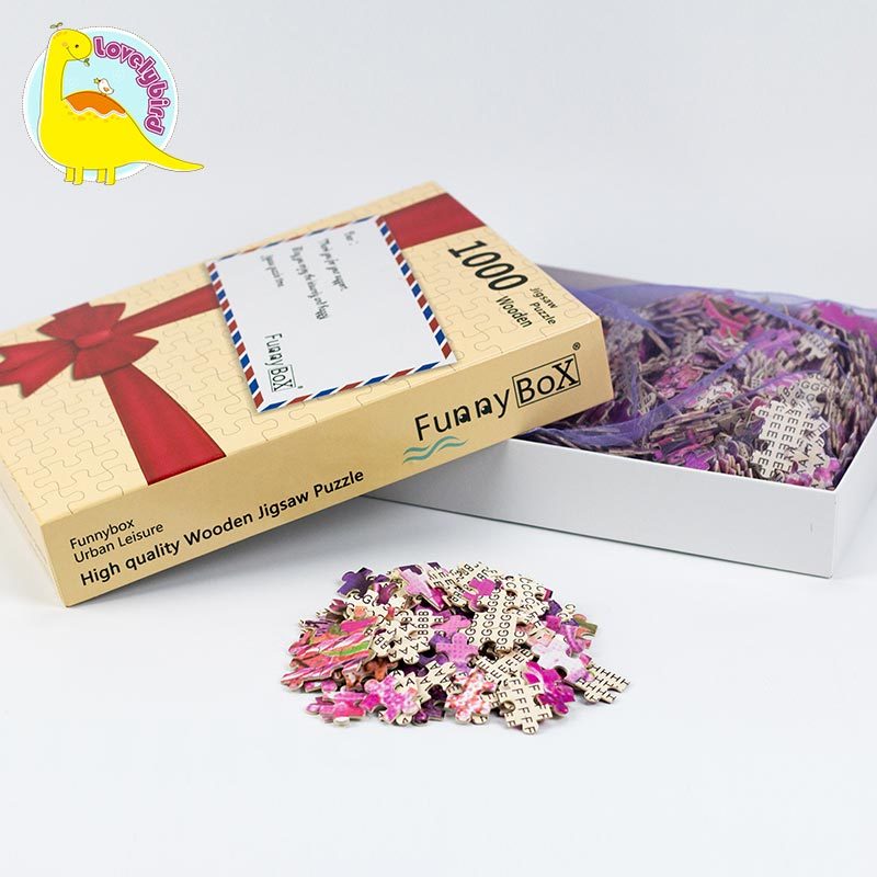 Rompecabezas personalizados de 1000 piezas de juguete de regalo educativo 