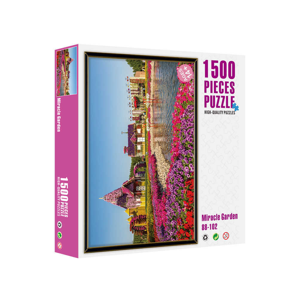 Juguetes para adultos Juego educativo Rompecabezas de aglomerado grueso 1500 piezas
