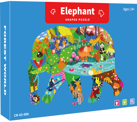 Juguetes para niños Juego de rompecabezas Rompecabezas educativo de madera de cartón grueso para niños